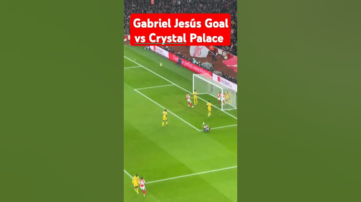Gabriel Jesús Goal vs Crystal Palace | Arsenal vs Crystal Palace #gabrieljesus #hattrick #allgoals