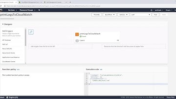 Write To Cloud Watch Logs From Lambda
