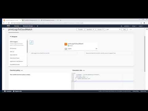 Write To Cloud Watch Logs From Lambda