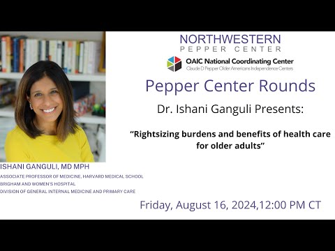 Northwestern Pepper Center Rounds: Ishani Ganguli, August 26, 2024