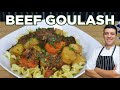 Hungarian Beef Goulash Recipe by Lounging with Lenny