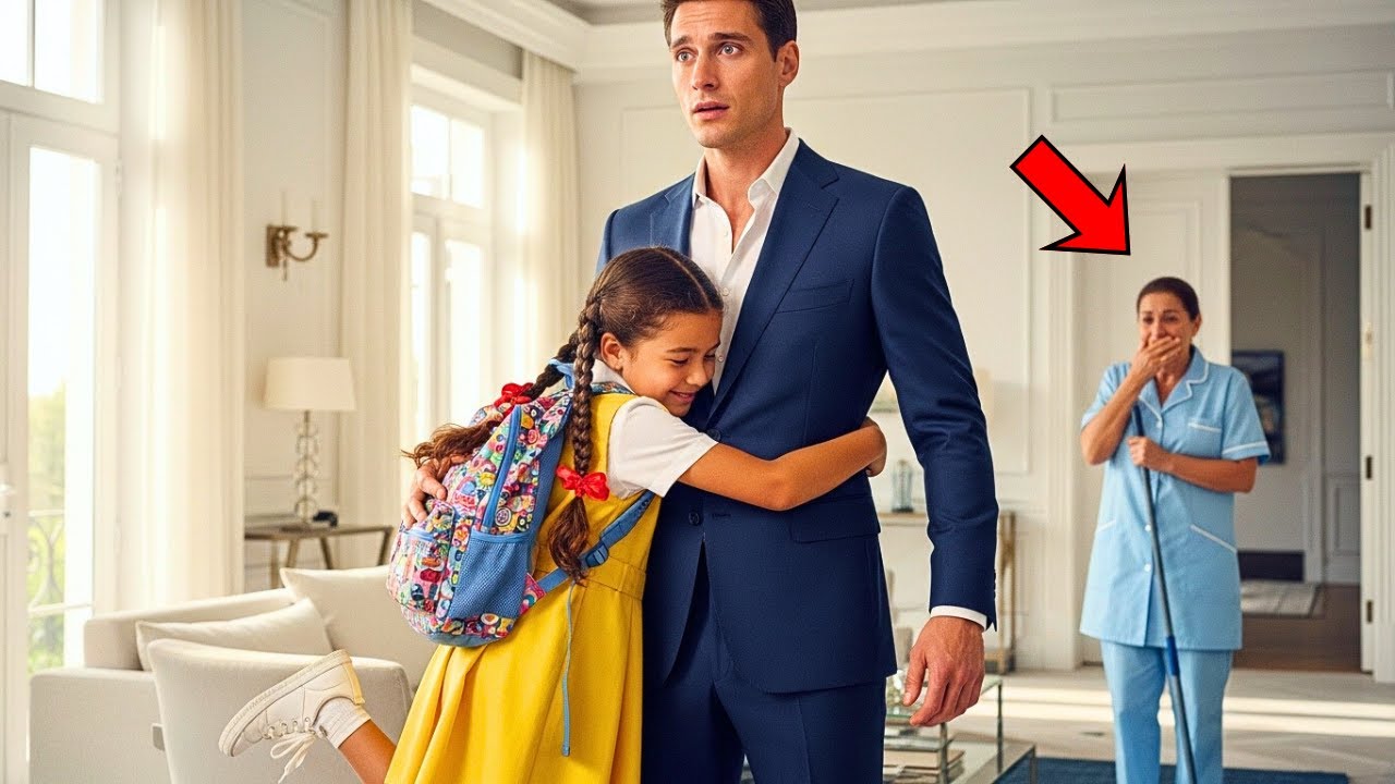 Milionário fechado NUNCA ABRAÇAVA NINGUÉM… até a neta da FAXINEIRA aparecer