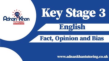KS3 English - Fact, Opinion & Bias