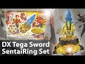 Mở Hộp và Review [Dx Tega Sword & Sentai Ring set]