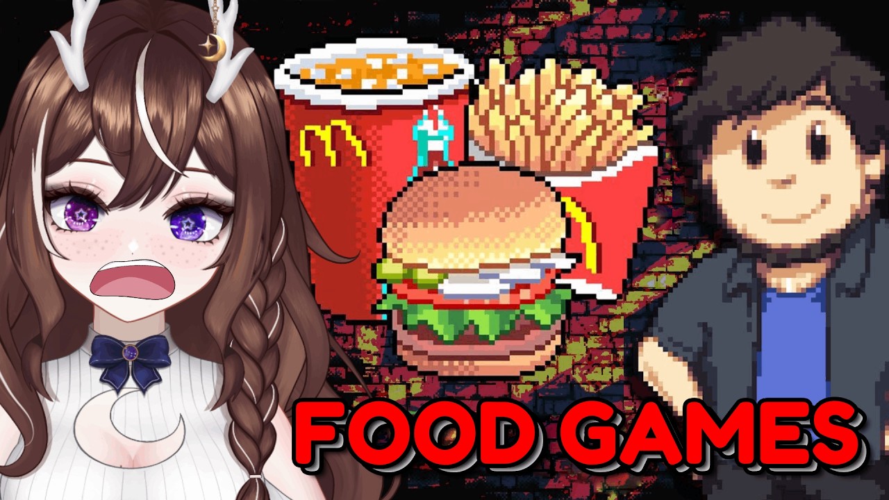 Polish Vtuber Watches Unhinged Food Games || JonTron Reaction