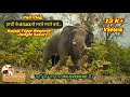 Elephant attack during jungle safari in rajaji tiger reserve chilla range national park safari vlog