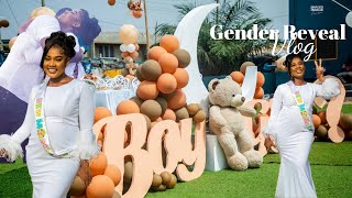 GENDER REVEAL VLOG || OUR GENDER REVEAL PARTY || BABY SHOWER || MY PREGNANCY JOURNEY ||NAAKU ALLOTEY