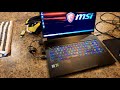 MSI GS75 9SF stealth rtx 2070 Max-Q 144Hz 17.3 gaming laptop notebook review! 9th gen i7 9750H