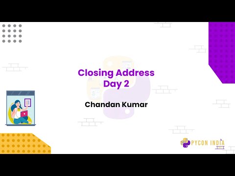 Image from PyCon India 2021 Closing Address