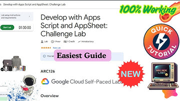 Develop with Apps Script and AppSheet: Challenge Lab #ARC126 #qwiklabs #arcade #arcade_facilitator