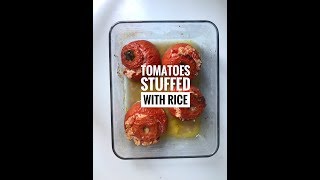 Tomatoes Stuffed with Rice and Basil