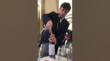 How did he do that with the cork??? That’s elegant table service!!