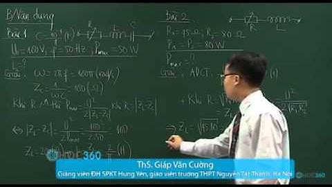 Vật Lý   Phương pháp giải dạng toán cực trị trong mạch điện xoay chiều