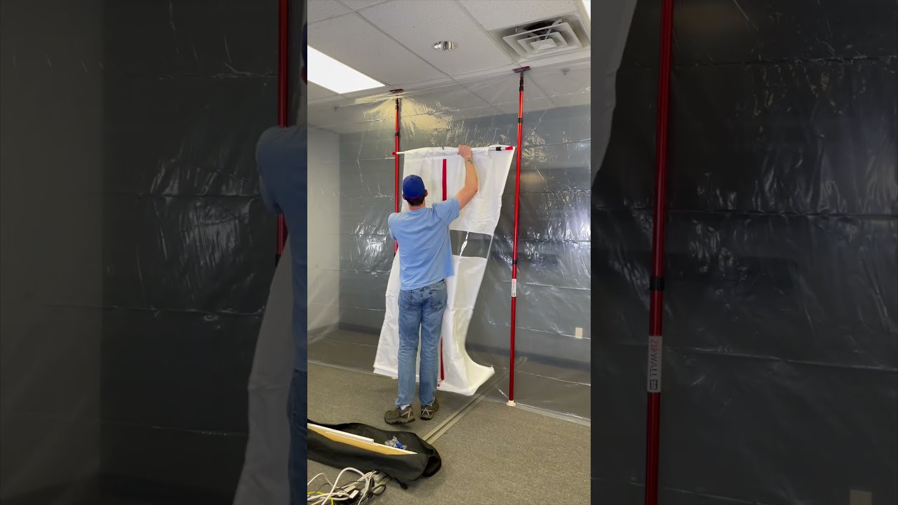 ZIPWALL Dust Barrier Magnetic Door Kit Is Perfect For Commercial Containment