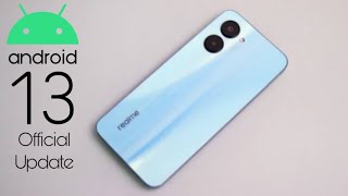 Realme C33 Android 13 Realme UI 4.0 Official Update