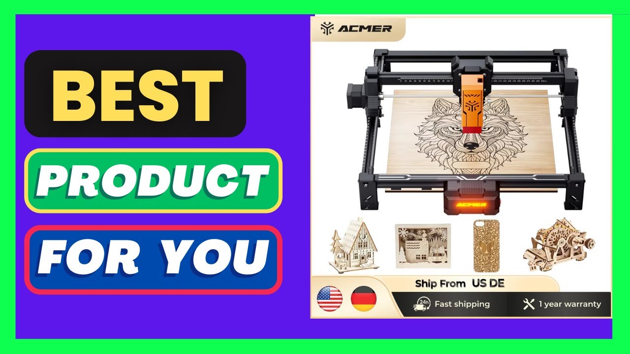 ACMER S2 12W 7W 4W Laser Engraver Upgradeable DIY Cutting Machine