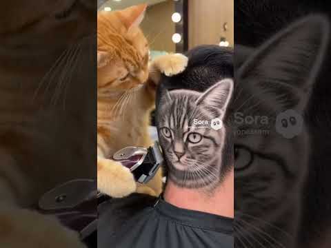 우리집 고양이가 미용사보다 더 나은 이유  #cat #창의적 #ai영상편집 #fun #온나냥 #ai반려동물
