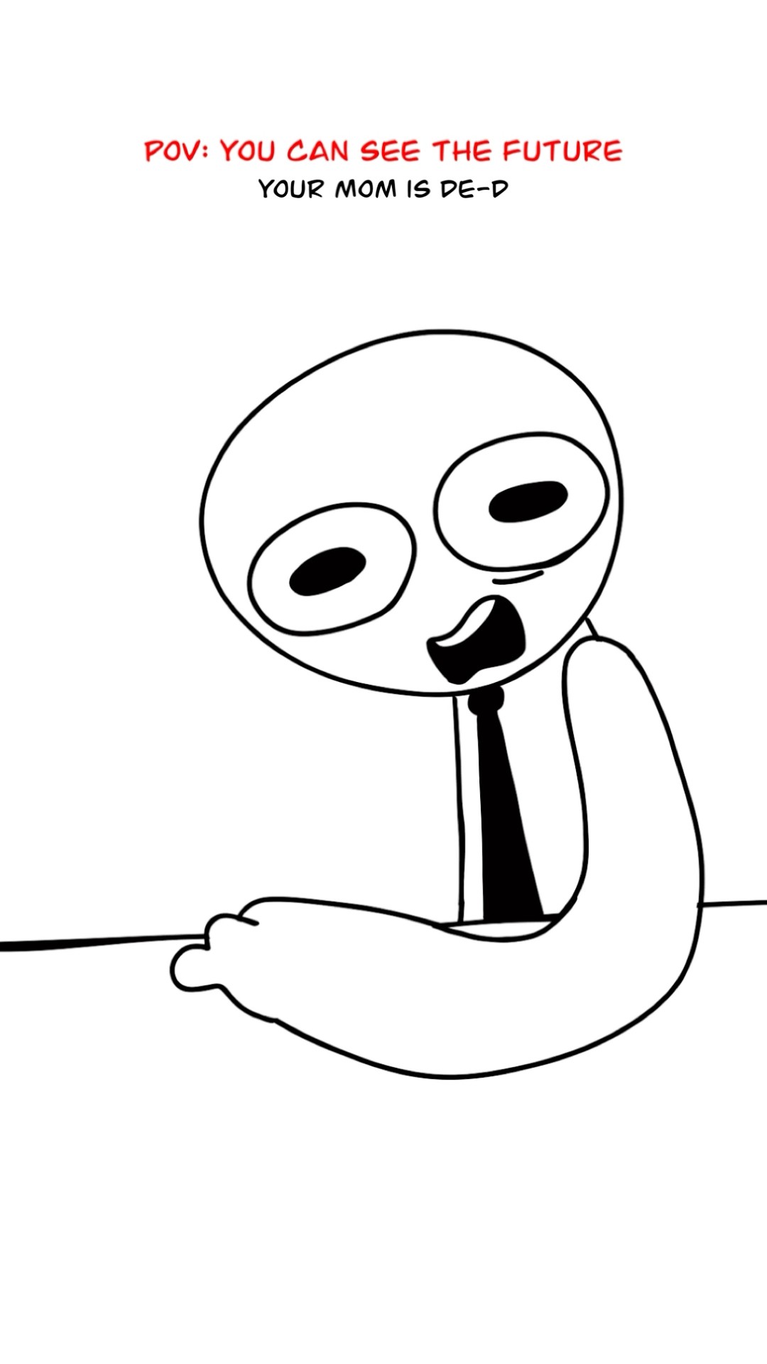 The Man Who Can See The Future ? (Animation Meme) #shorts