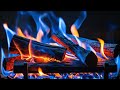 Cozy Fireplace with Rare Blue Flames for Deep Sleep, Study & Relaxation Tonight