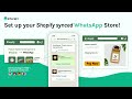 Create WhatsApp Catalog with Shopify Products via the Sales Channel App