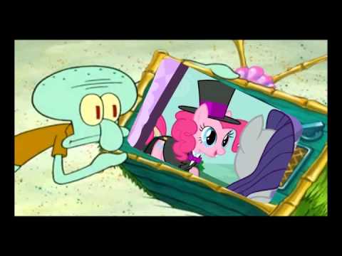 Patrick hates pinkie pie's singing telegram. - YouTube