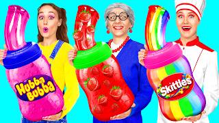 Me vs Grandma Cooking Challenge | Kitchen Battle with Secret Gadgets by KaZaZa Challenge