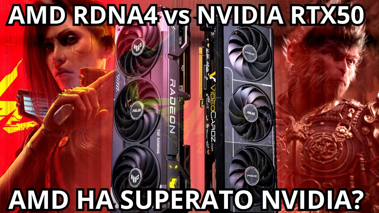 AMD RDNA 4 vs NVIDIA RTX 50 Blackwell: AMD Ha Superato NVIDIA? - YouTube