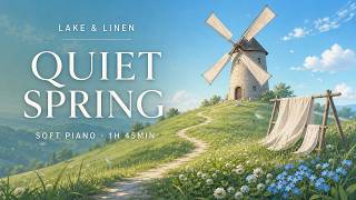 Original Soft Piano for Reading & Work | Quiet Spring Windmill, 1H 45M (4K) screenshot 4