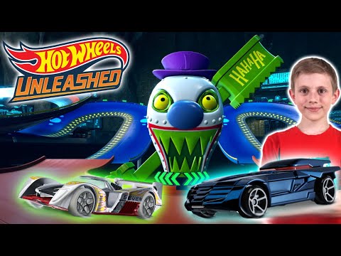 Hot Wheels Unleashed - Крутые трассы c КЛОУНОМ, Динозавром, Змеёй и Пауком | Хот Вилс АНЛИШЕД