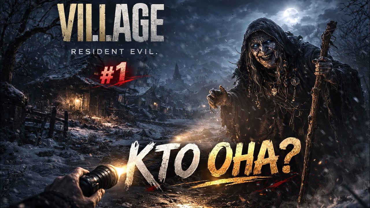ПЕРВАЯ НОЧЬ В ДЕРЕВНЕ! Resident Evil Village #1