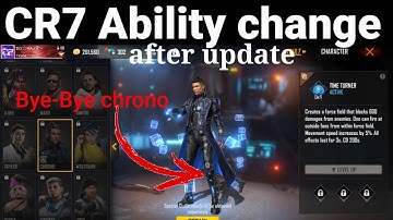 Chrono Character ability Change After Ob30 Update || Ob30 update CR7 ability change
