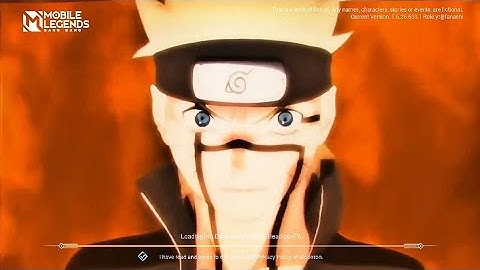 LOADING SCREEN MLBB X NARUTO