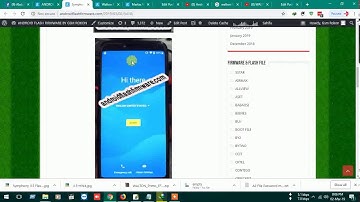 Symphony i15 Flash File HW4 Display Fix 2nd Update Version Spd7731 8.1 Hang Logo Fix Care Firmware