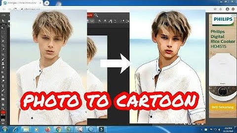 How to Turn Photos into Cartoon Effect - Photopea Tutorial PART 1