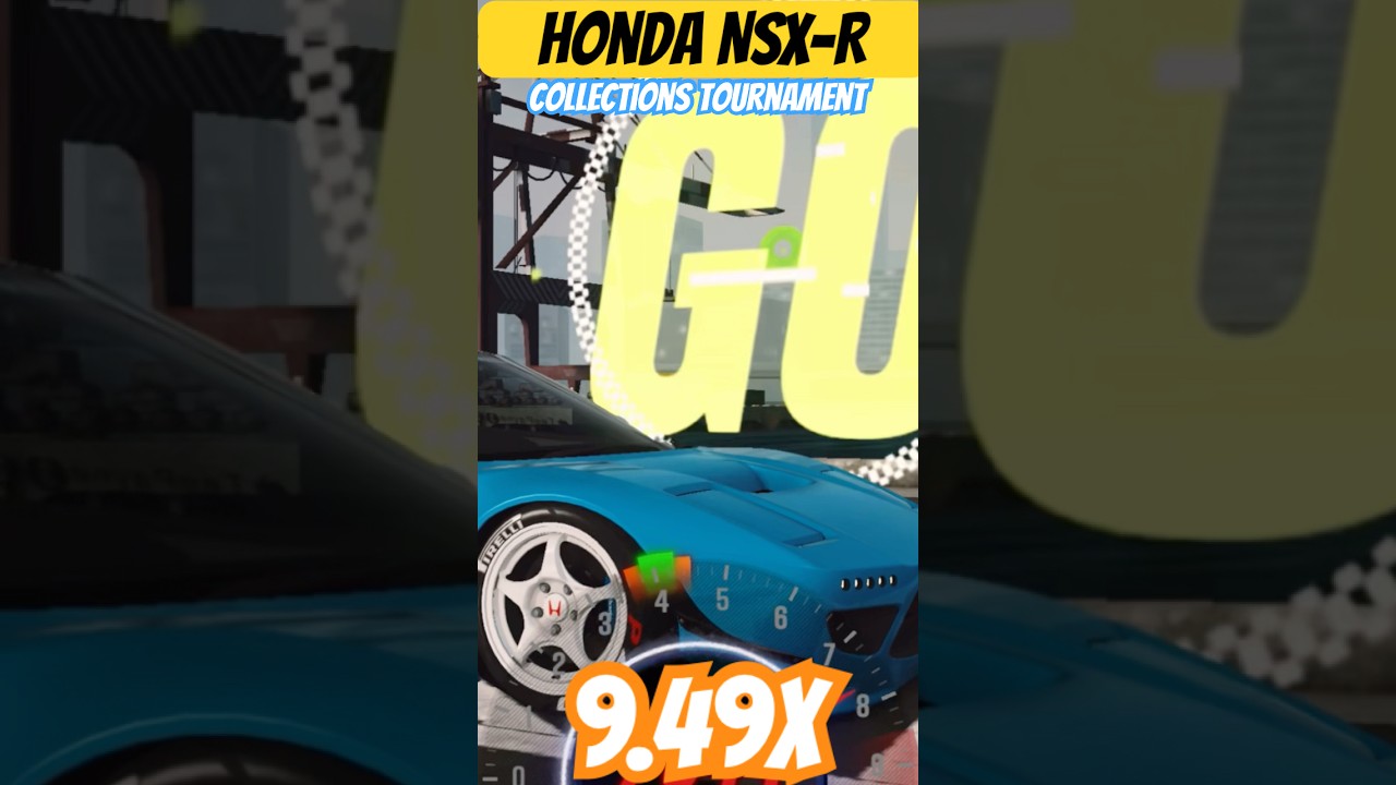 CSR2 NSX-R Shift Pattern for 9.49x in Collections Tournament Day1