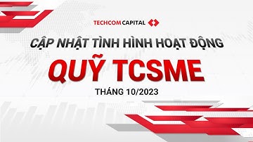 Bản tin cập nhật tình hình hoạt động quỹ TCSME tháng 10/2023