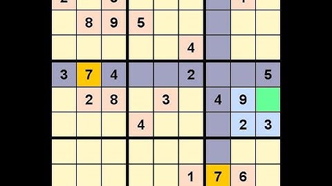 How to Solve Washington Times Sudoku Difficult August 22, 2022