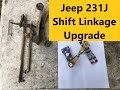 Simple is Better:  AZZY 231j Transfer Case Shift linkage Upgrade on Jeep MJ XJ