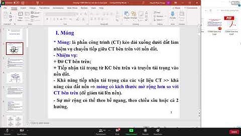 cơ học đất nền móng |  26/9/2020