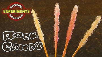 Rock Candy made at home - Explained | Home Science Experiments
