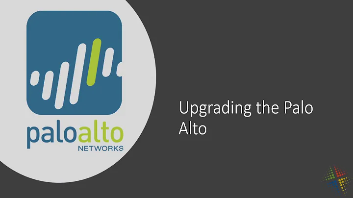 Upgrading the Palo Alto OS