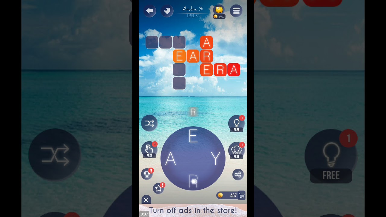 WORD BEACH LEVEL 77 ANSWERS  YouTube