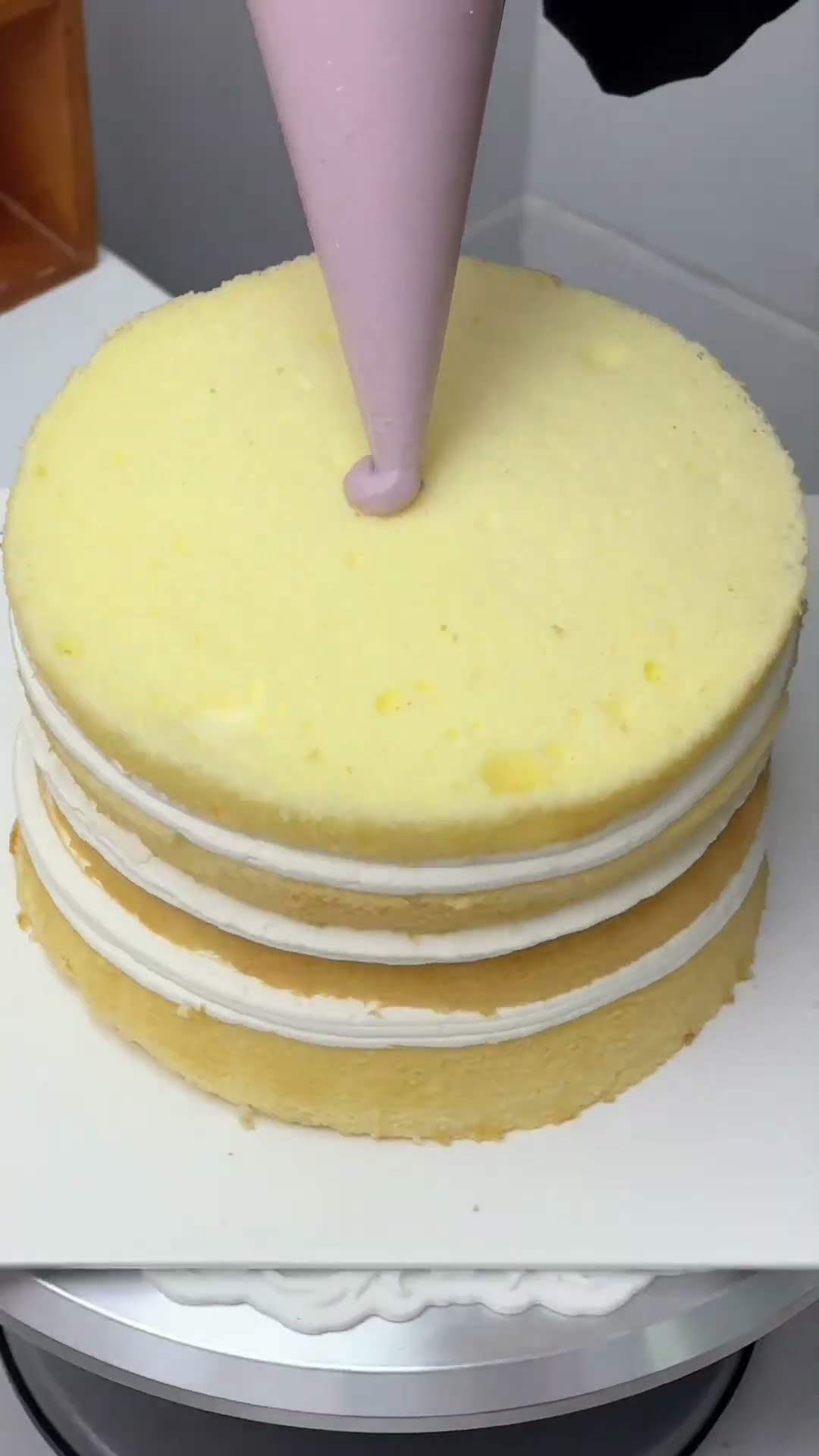 Cake tutorial  food creator healing food  Internet celebrity cake #shorts