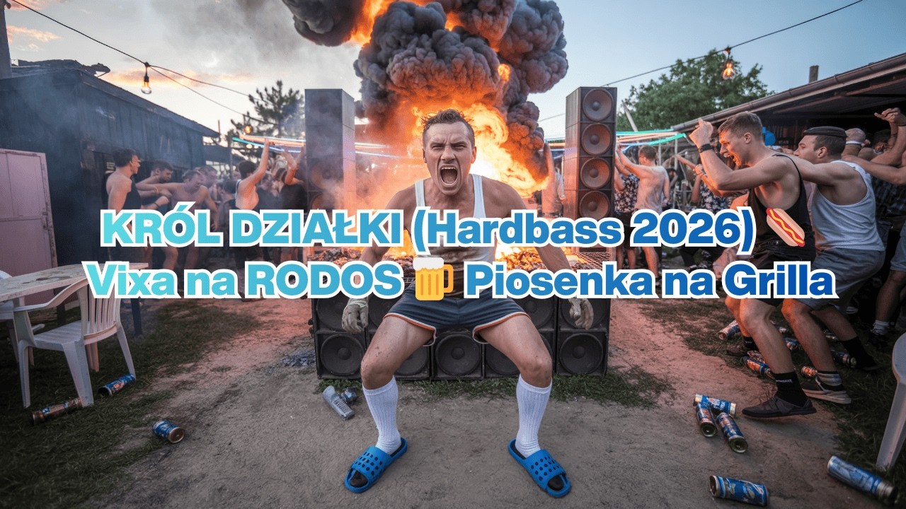 KRÓL DZIAŁKI (Hardbass 2026) 🌭 Vixa na RODOS 🍺 Piosenka na Grilla