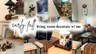 Early fall decorate with me 🍂 | cozy & moody autumn living room decor | fall 2026