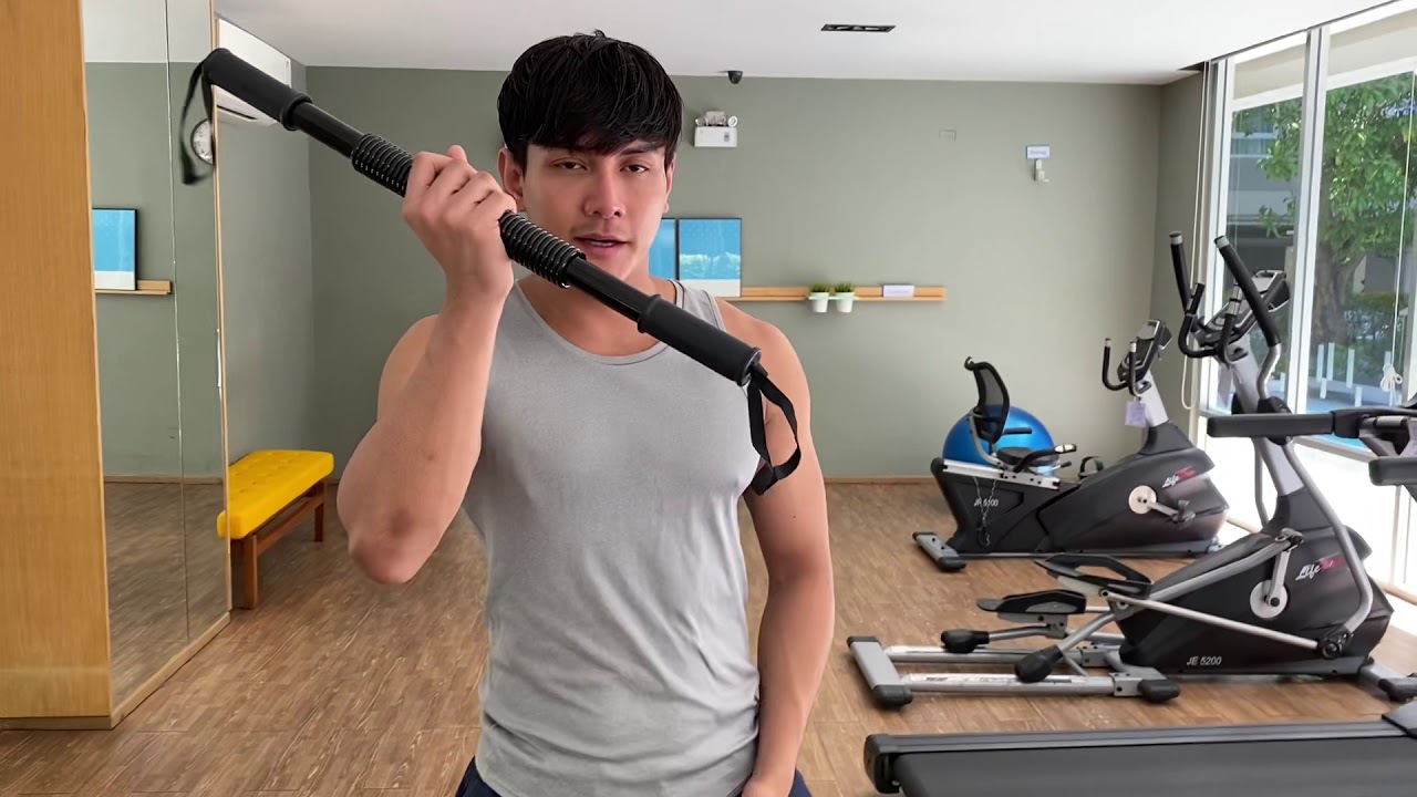 How to build muscle in everyday with POWER TWISTER : ฝึกเล่นกล้ามง่ายๆที่บ้าน