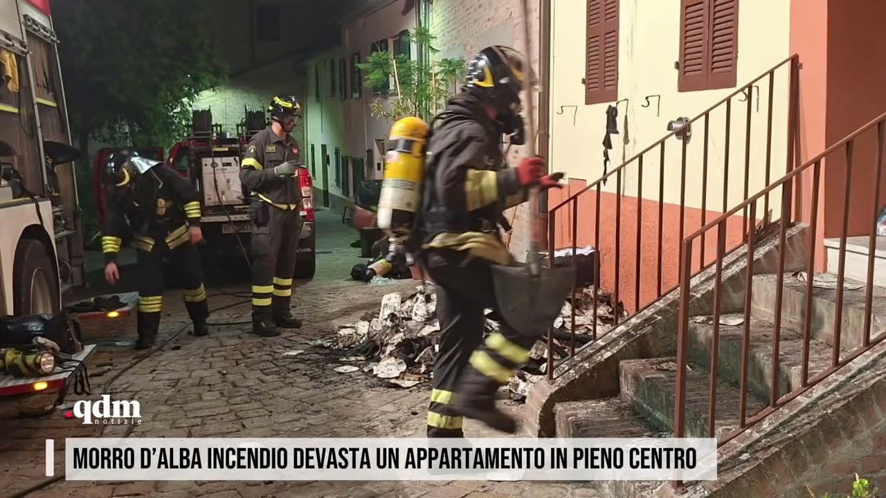 Morro d’Alba  Incendio devasta un appartamento: 50enne al Pronto Soccorso