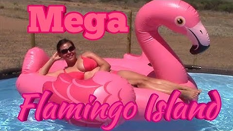 Mega Flamingo by Intex | Giant Pink Flamingo Pool Float | Unboxing and Review