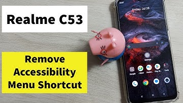 Realme C53 : How to Remove Accessibility Menus Shortcut | How to Remove Human Symbol