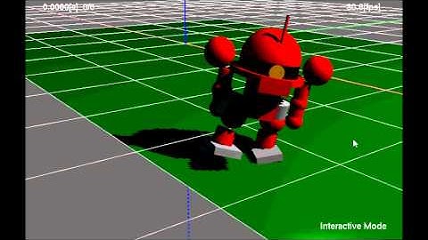 ODE Robot simulation Gundam Mobile Suit